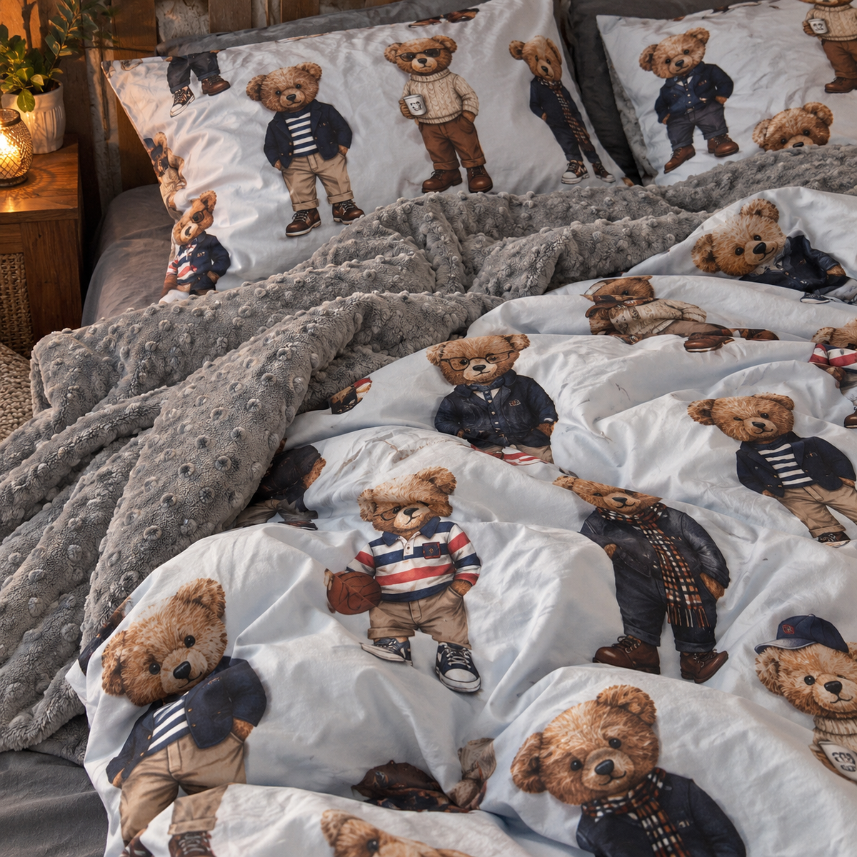 Спален комплект с плик завивка- Teddy Plush