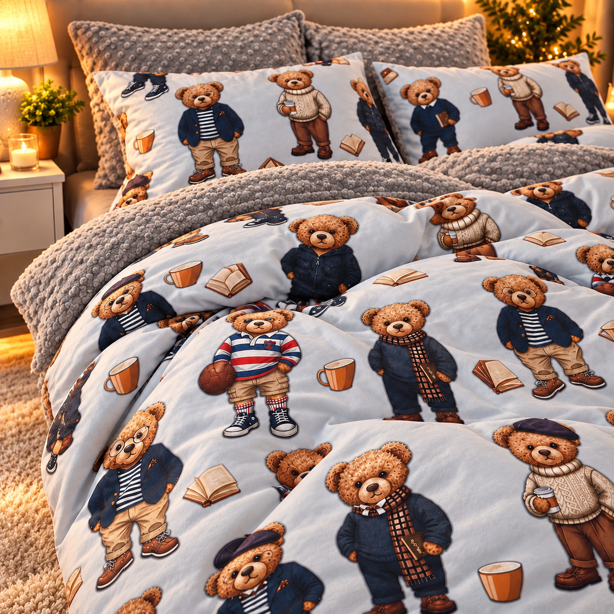 Спален комплект с плик завивка- Teddy Plush
