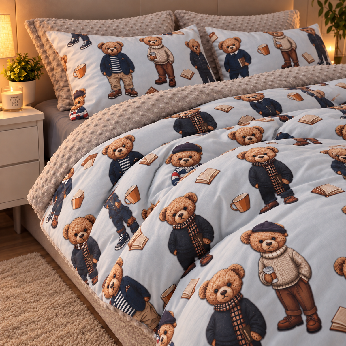 Спален комплект с плик завивка- Teddy Plush